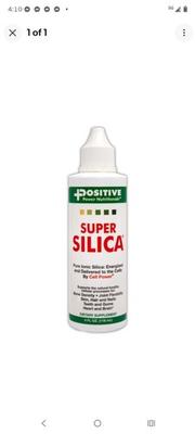 #ad SUPER SILICA Positive Power Nutritionals 4oz 136 Servings NEW SEALED $49.99
