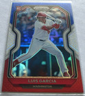 2021 Panini Prizm Baseball Luis Garcia Washington Nationals Red White & Blue RC