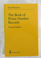 The Book of Prime Number Records  by Paulo Ribenboim [1989] 2nd Edition HC