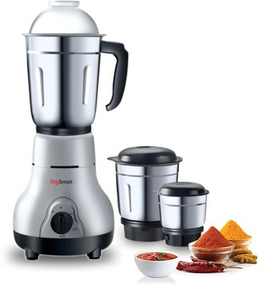 DIGISMART 3 GLÄSER 600 W Mixer Mahlwerk (KITCHEN MATE | 3 Gläser | SCHWARZ UN...