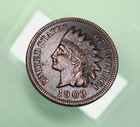 BEAUTIFUL, HIGHER GRADE 1903 INDIAN HEAD CENT-  DETAILED, FULL LIBERTY — photo 5