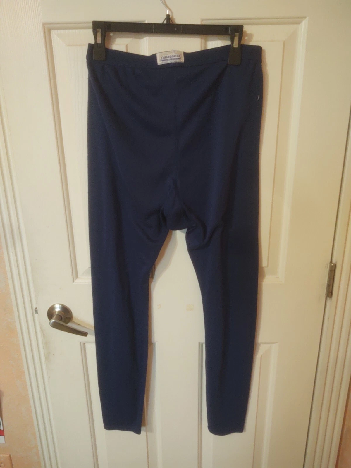 VINTAGE PATAGONIA Capilene Pants Mens Large Long John Underwear Pants Blue USA