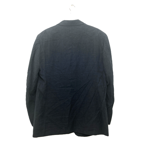 Emporio Armani Antinea SRL Men's Vintage 70s Blazer Jacket Gray Linen Blend 44R - Picture 2 of 13