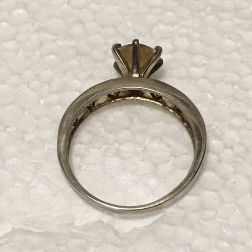 Hermoso anillo de cóctel vintage de plata de ley “925 NTH” - 2,9 gramos talla 7,25 - Imagen 7 de 12