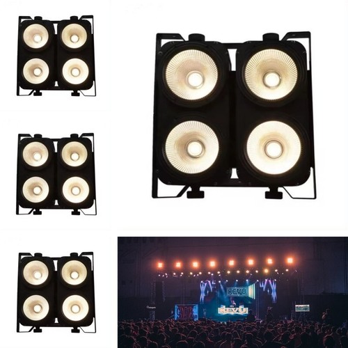 4pc 4eyes CC+CW 2in1400W COB audience Light DMX Stage DJ led Blinder stage Light - Picture 1 of 6