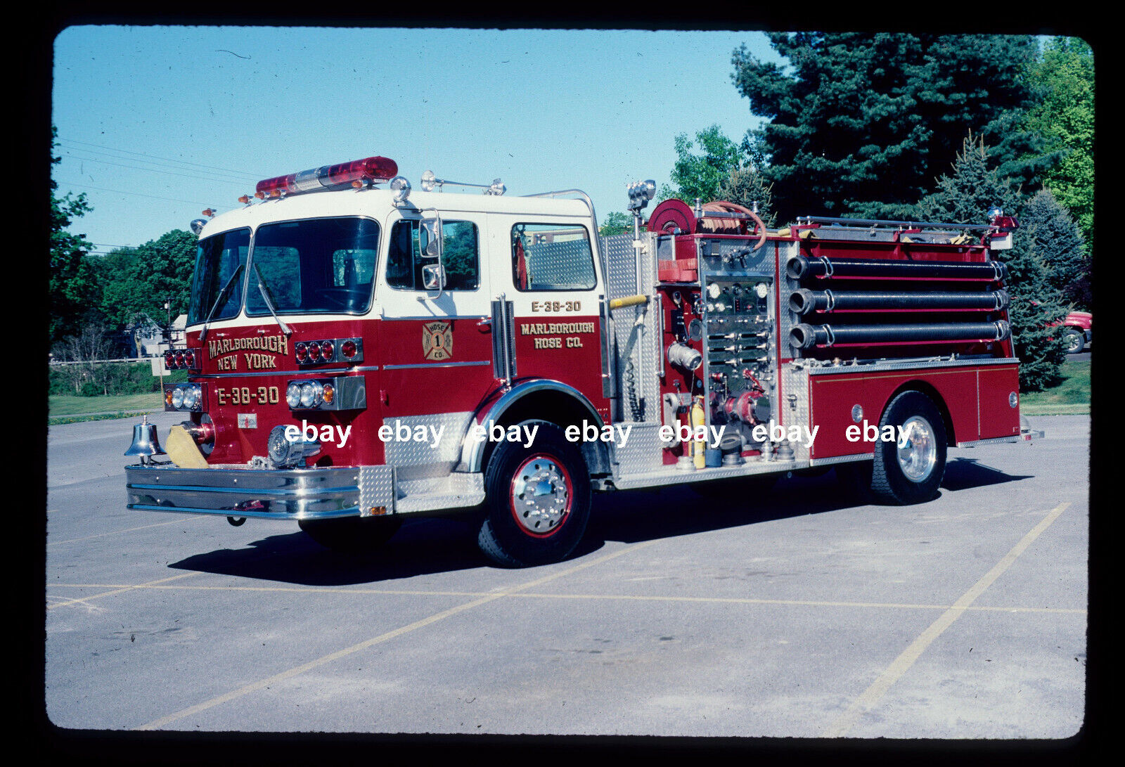 Orlando FL E5 Sutphen pumper Fire Apparatus Slide