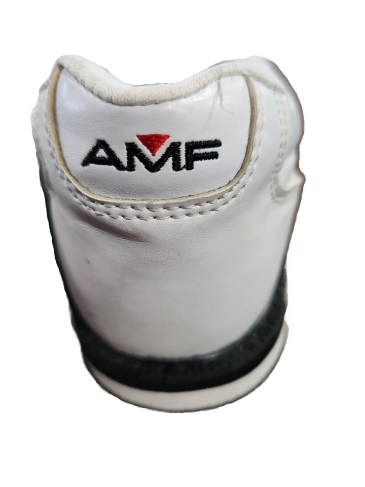Zapatos de Bowling AMF para Mujer Talla 7.5M Blanco Negro Borde L52029AU Usados Foto 2 de 4