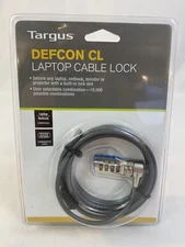 Targus DEFCON CL Laptop Cable Combination Lock - PA410U New Unopened Fast Ship