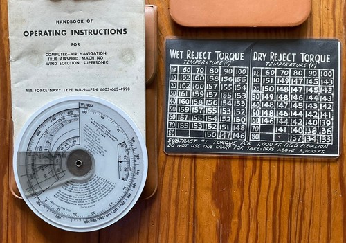 Set Of 9 Dead Reckoning Air Navigation Computers Air Force, Navy, Felsenthal Etc - Picture 12 of 13