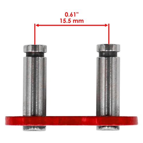 Caltric 520 Chain Master Link For Motorcycle Bike ATV Connecting Link Red - Picture 2 of 8