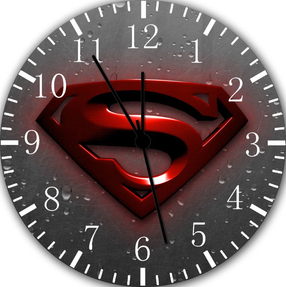 Superman Super Man Frameless Borderless Wall Clock Nice For Gifts or Decor W223
