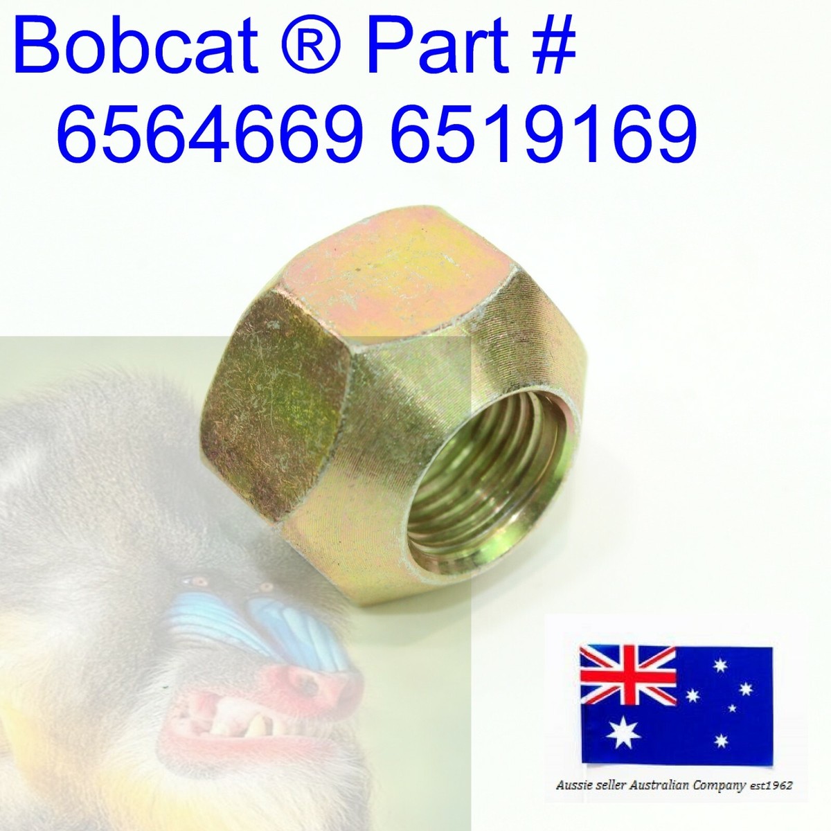 fits Bobcat Wheel Nut Rim Lug Nut 6564669 Skid Steer Wheel Rim