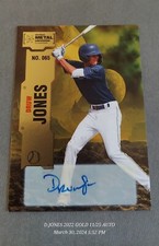 2022 DRUW JONES SKYBOX GOLD AUTO 11/25 A TRUE 💎 Double Serial # Front &Back