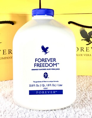 FOREVER ALOE VERA FREEDOM-1L-3P-Entfernen Sie Beschwerden Muskel Knochen Gelenk ORIGINAL