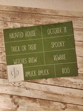 Rrtired - DIY Adhesive Reusable Silkscreen Stencil 🍂"Halloween Words"🍂