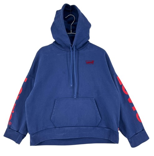 LEVI'S STRAUSS & CO Blue Sweatshirt Pullover Jumper Hoodie Men Size S