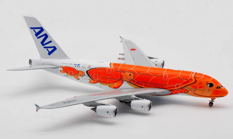 JC Wings ANA Ka La Livery A380-800 JA383A Orange Sea Turtle 1:200  Pre-builded