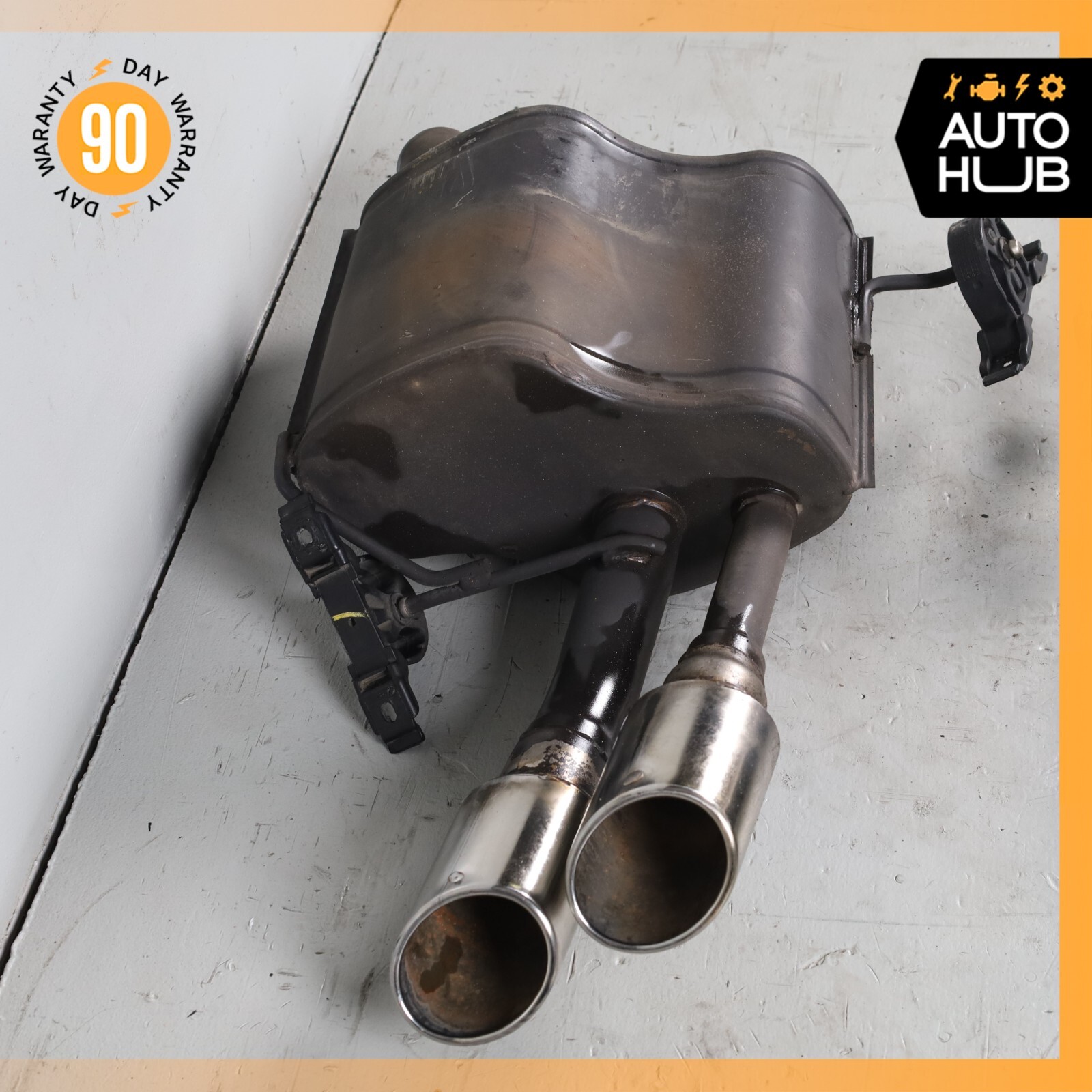 Maserati Quattroporte M139 Exhaust Mufflers Dual Tips Left & Right Side Set 74k