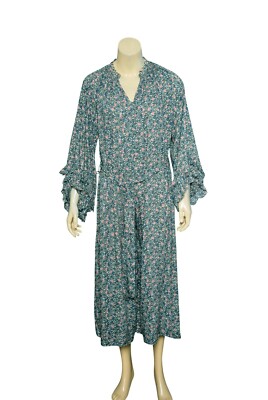 Apiece Apart Floral Jumpsuit M Women Casual Printed One Piece Wide Leg NEW 26433