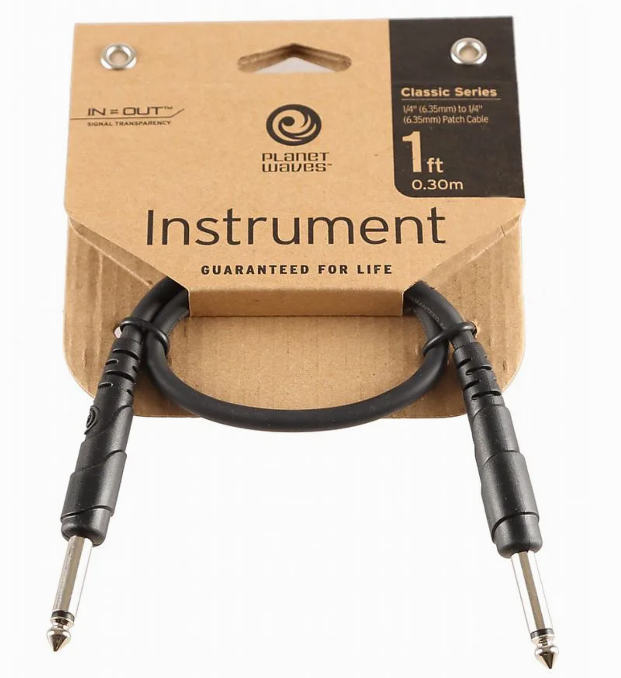 D'Addario Instrument 1ft Patch Guitar Cable PW-CGTP-01
