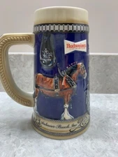 Vintage Ceramarte  Anheuser-Busch Budweiser Beer Stein Mug Clydesdale