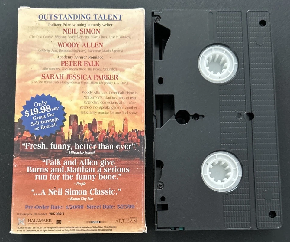 Sunshine Boys VHS Promo Screener Neil Simon Woody Allen Peter Falk Sarah Jessica - Image 2 of 4