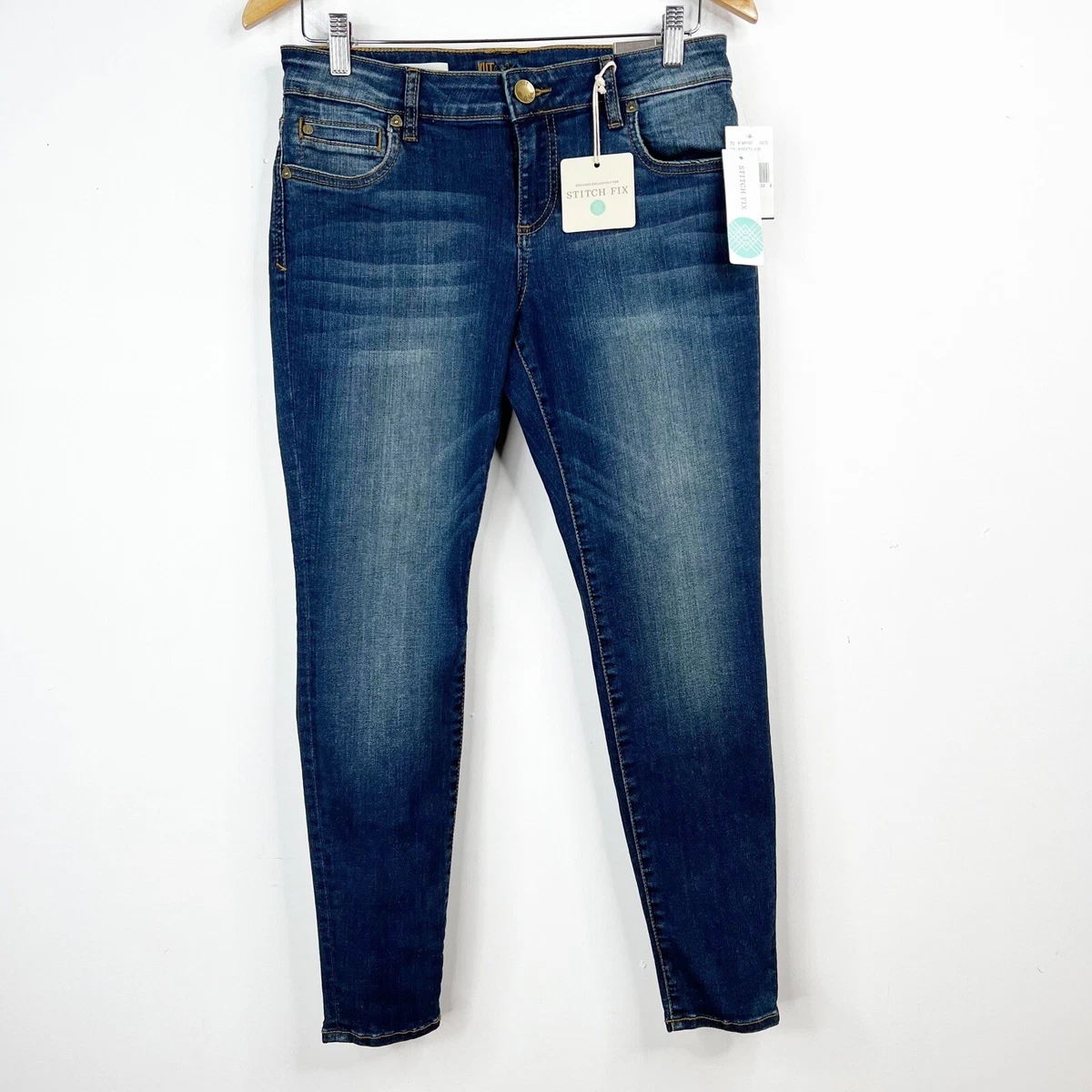 Kut from the Kloth Women s Mia Toothpick Skinny Petite Sz 6P Blue