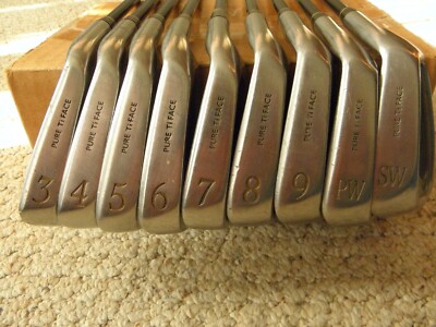 Men right handed regular graphite Ti face Extreme Impact iron set 3-S