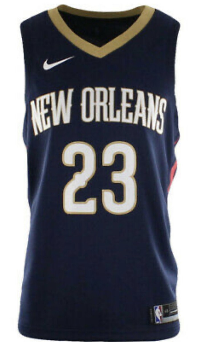 NIKE NBA SWINGMAN NEW ORLEANS PELICANS A.DAVIS NAVY JERSEY 864493