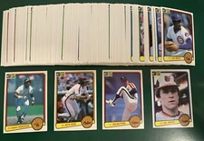1983 Donruss SET BREAK singles - stars, Hall of Famers, rookies, base #221-440