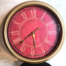 16 inch French Le Louver Hotel Wall Clock Silent Wall Clock Battery Operated