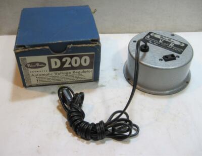 Vintage NOS Perma-Power Automatic Voltage Regulator D200 300w