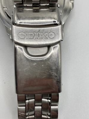 Seiko SQ100 Men's Stainless Steel Day Date Dial Watch 7N43-8210 | eBay