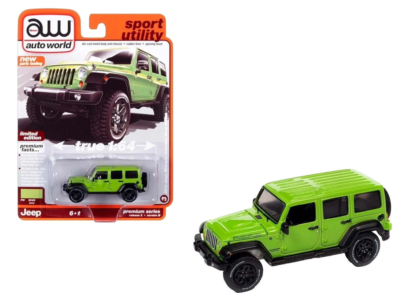 Jeep 1:64 Scale Diecast Cars, Trucks & Vans