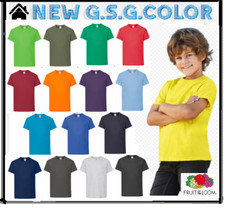 T-shirt  bambino Original 100% cotone DA 3 A 15 ANNI