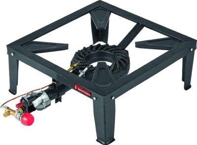 GASKOCHER CAMPING KOCHER LPG ZERTIFIZIERT MIT PIEZO THERMOELEMENT 40x40