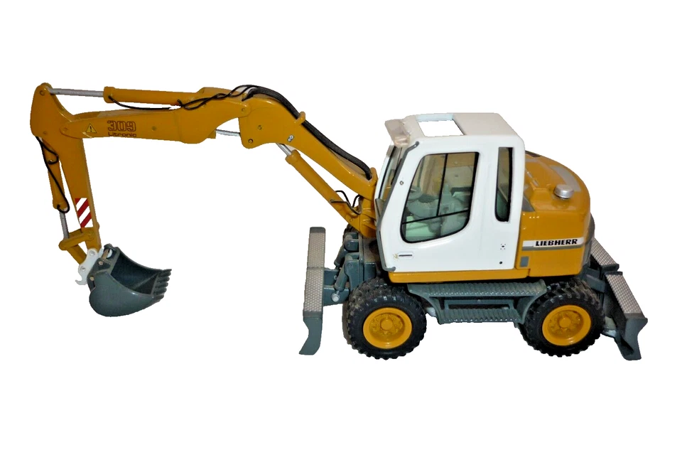 NZG Metallmodell Hydraulikbagger 605 Liebherr A 309 Litronic 1:50 OVP Excavator - Bild 2 von 4