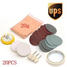 20x Car Windshield Deep Scratch Remover Cerium Oxide Powder Glass Polishing Kit