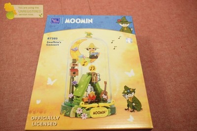 Pantasy Moomin Snufkin's Concert 221pc Brick Block Set 87203 #