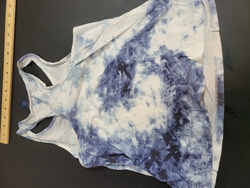 Girl's Beautiful Tie Dyed Polo Ralph Lauren Shirt Racer Back Tank Top Large - Picture 6 of 7
