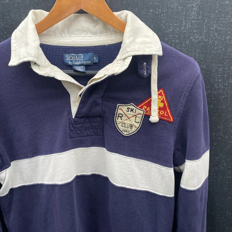 De Colección Polo Ralph Lauren Esquí Patrulla Expedición Deportista RRL Sudadera con Capucha Pullover Pequeño Foto 2 de 4