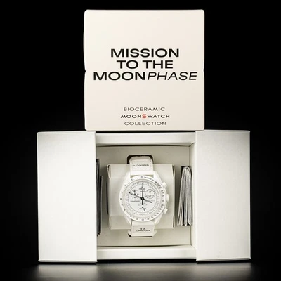 Omega x Swatch Mission to the Moonphase Full Moon "Snoopy" Neu & OVP - Bild 1 von 4