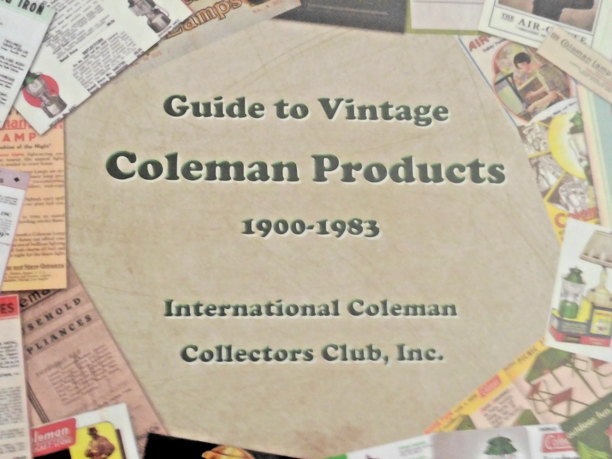 Book Guide To Vintage Coleman Products 1900 thru 1983