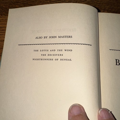 Bhowani Junction by John Masters 1954 Viking Press Hardcover - Imagen 6 de 20