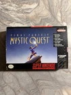 Final Fantasy: Mystic Quest (Super Nintendo Entertainment System, 1992) CIB