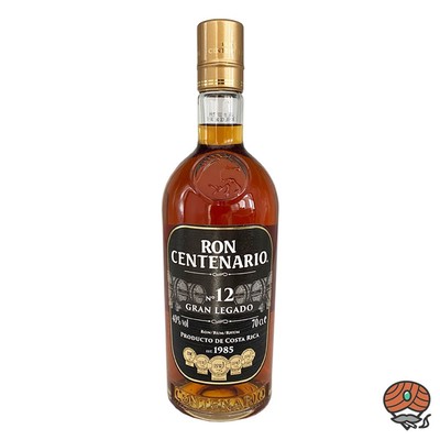 Ron Centenario No. 12 Grand Legado Rum, 40% Vol.  0,7 l
