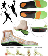 Arch Support Orthotic Shoe Insoles PU Foam Breathable Sports Walking Inserts