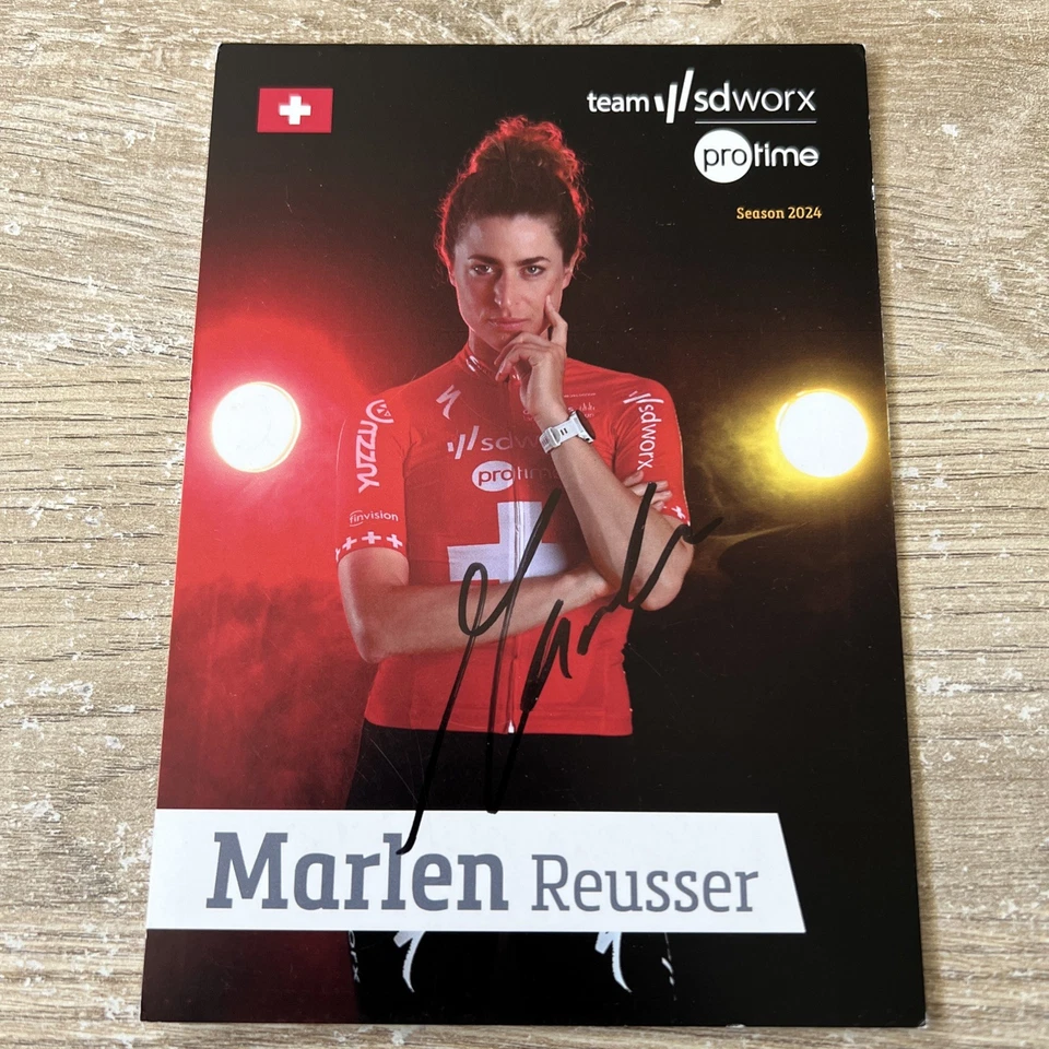 CYCLISME CYCLING WIELRENNEN CP DÉDICACÉE MARLEN REUSSER SD WORX 2024 - Photo 1/1