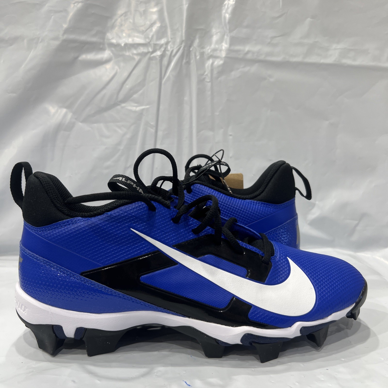 Nike Alpha Menace 4 Shark FN0028-400 Men's Size US 9 Blue Football Cleat EBS1476 thumbnail 2