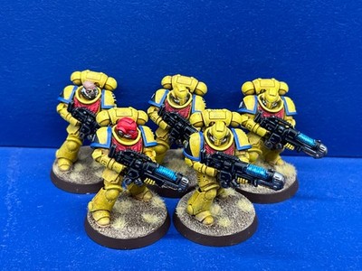 5 Primaris Hellblasters der Imperial Fists GUT BEMALT 2
